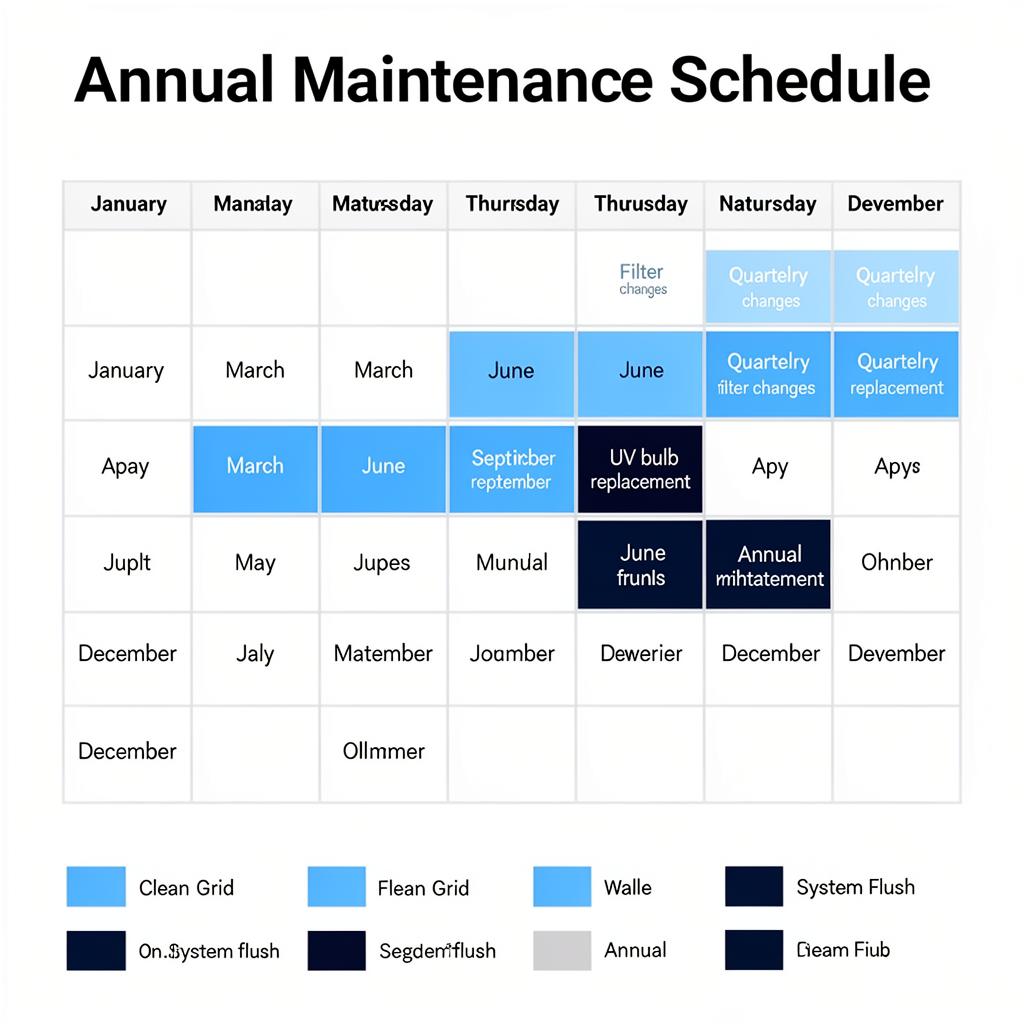 Annual Maintenance Schedule